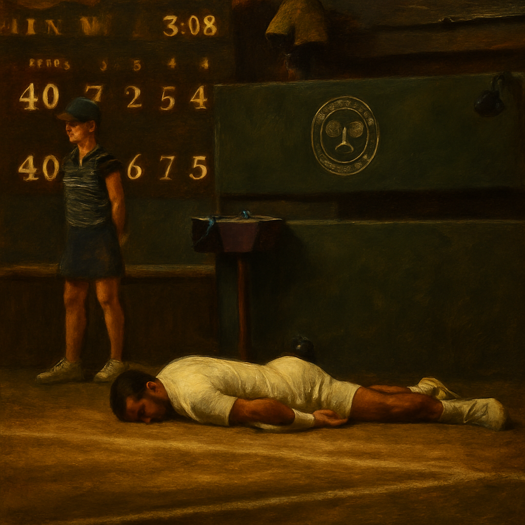 Djokovic Falls, Opponent Aids at Wimbledon