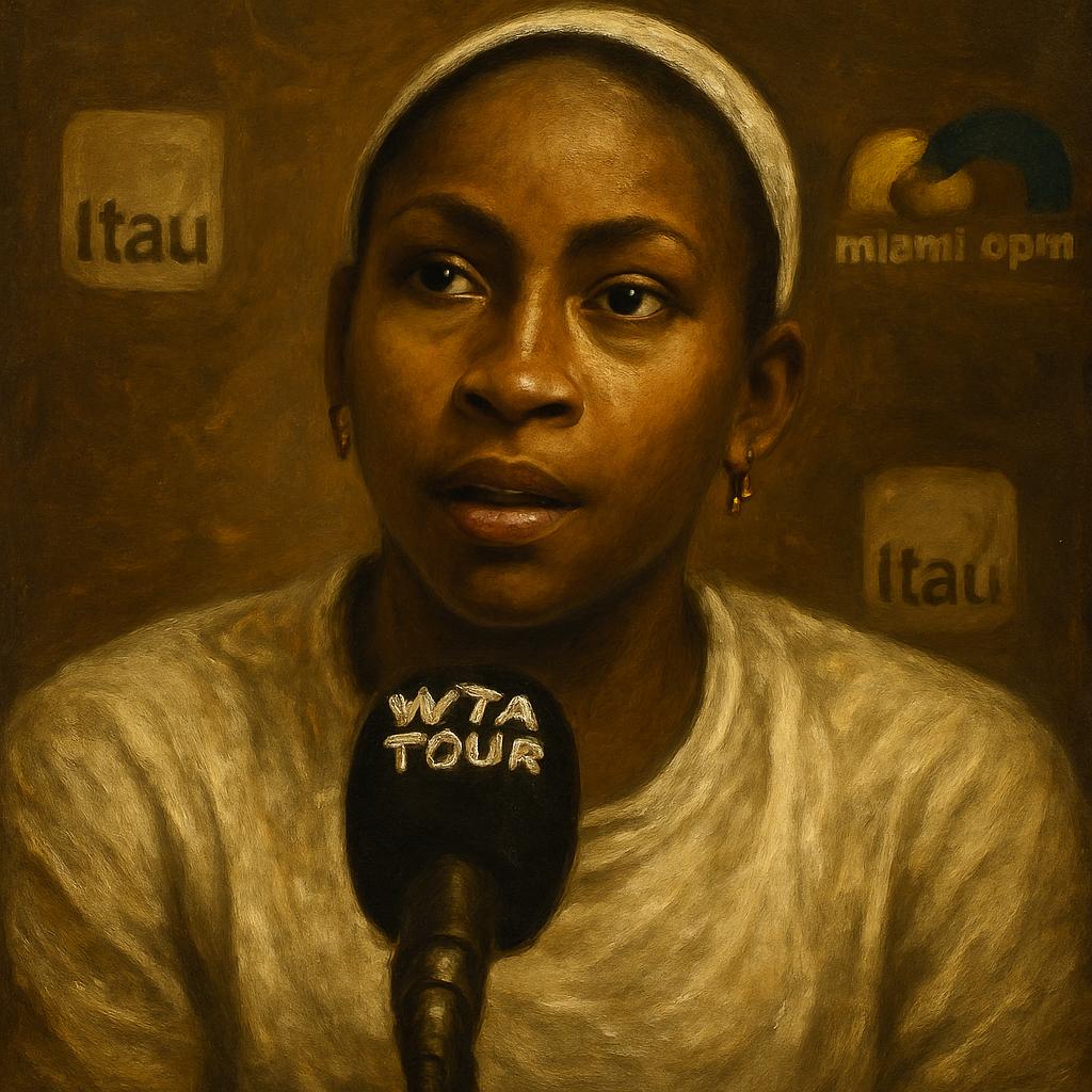 Gauff Updates Miami Open Arm Injury