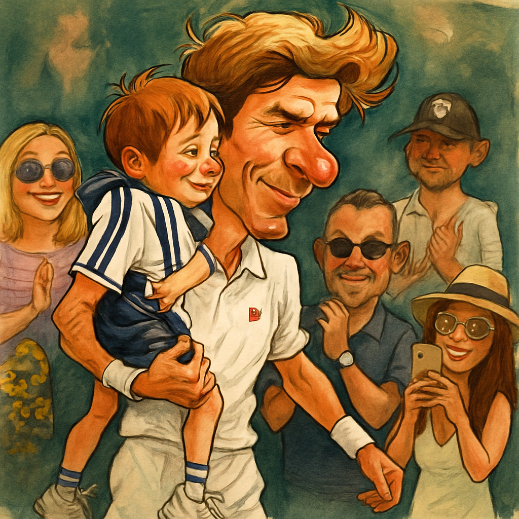 Tennis Pro's Emotional Family Moment