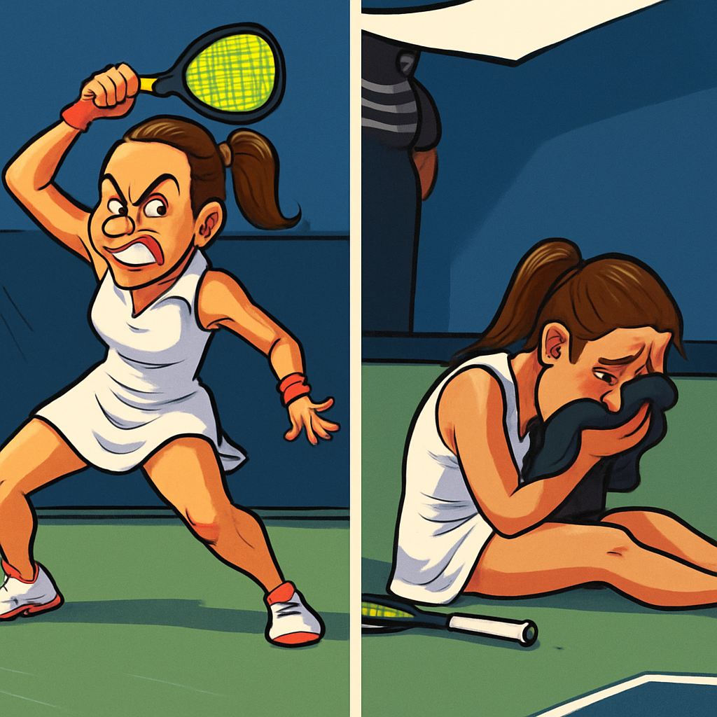 Tearful US Open Early Retirement