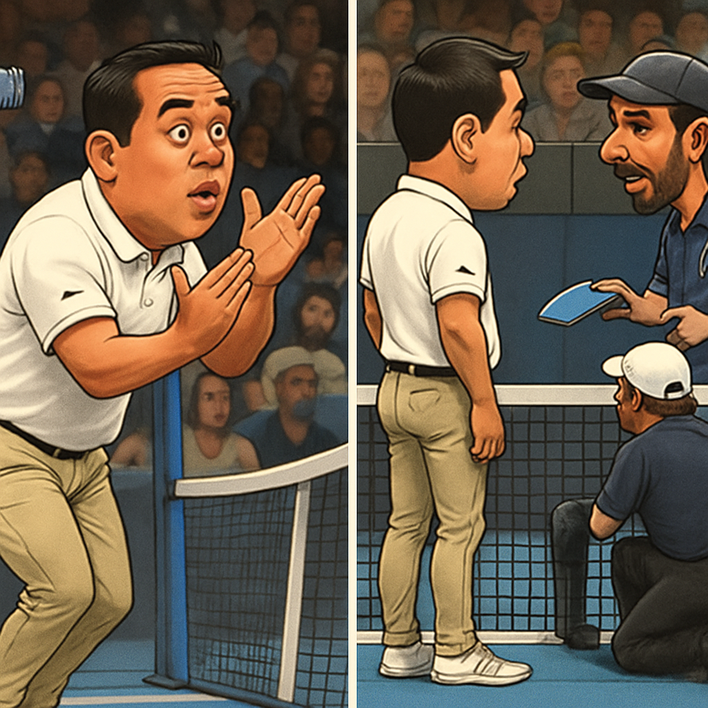 Net Breaks in Chaotic Brisbane Match