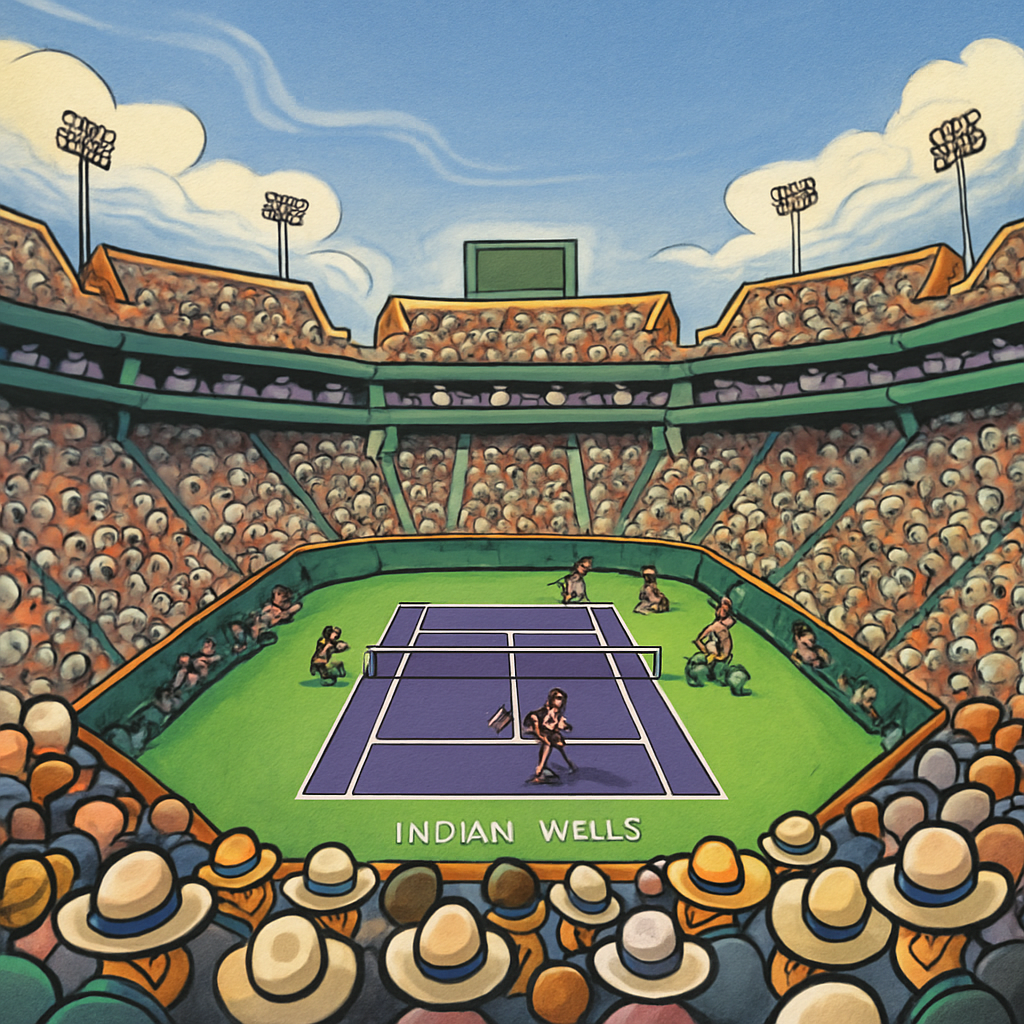 Indian Wells Match Interrupted by Emergency