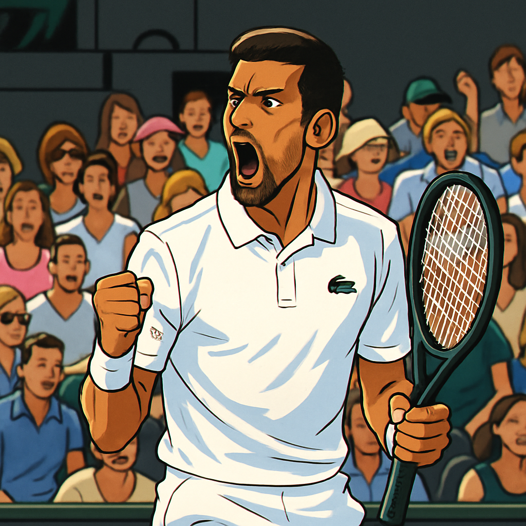 Djokovic Nears Federer's Wimbledon Record