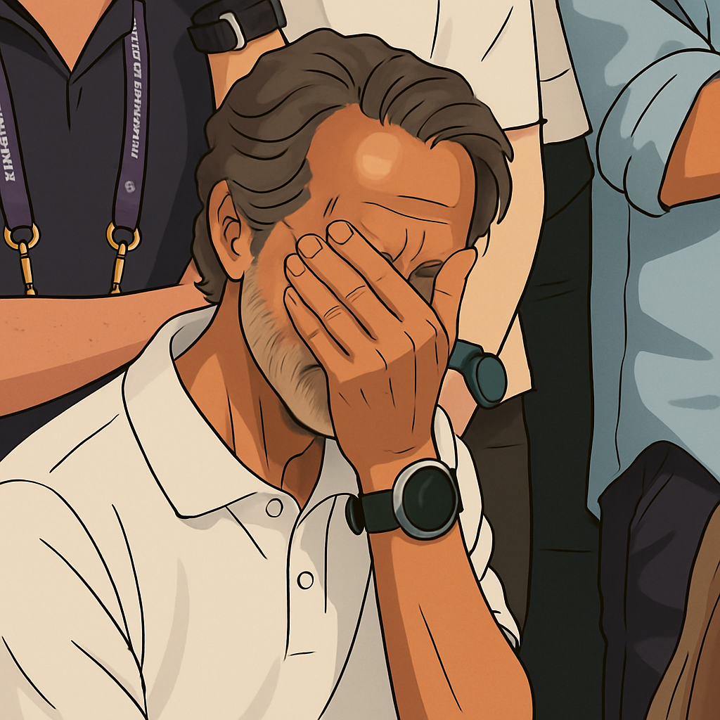 Dad moved to tears at Wimbledon