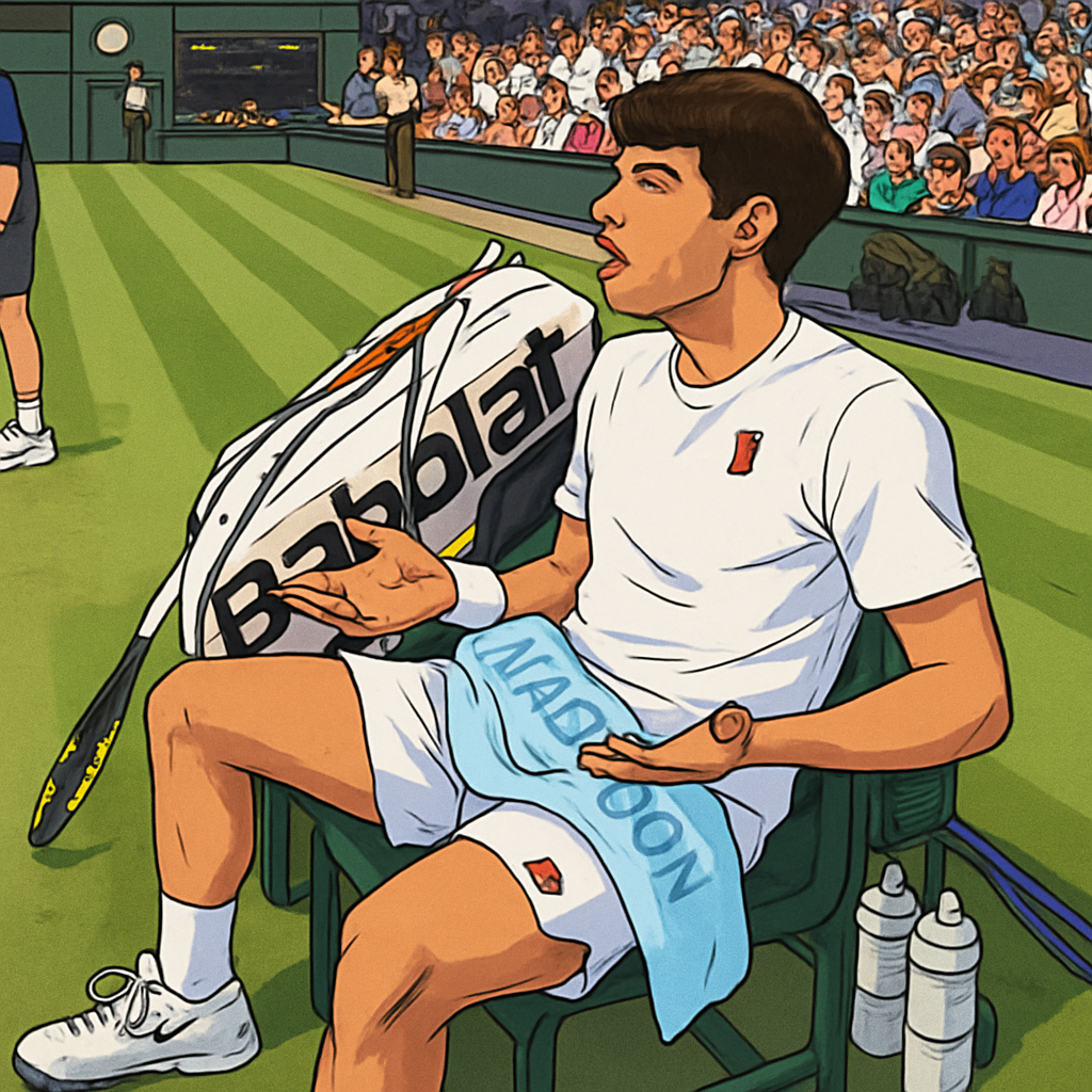 Alcaraz's concerning Wimbledon remark