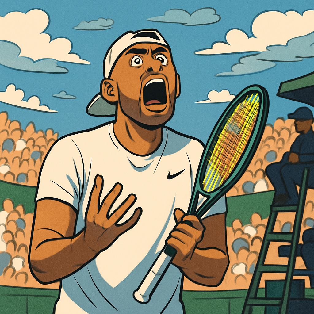 Kyrgios apologizes for Wimbledon outburst