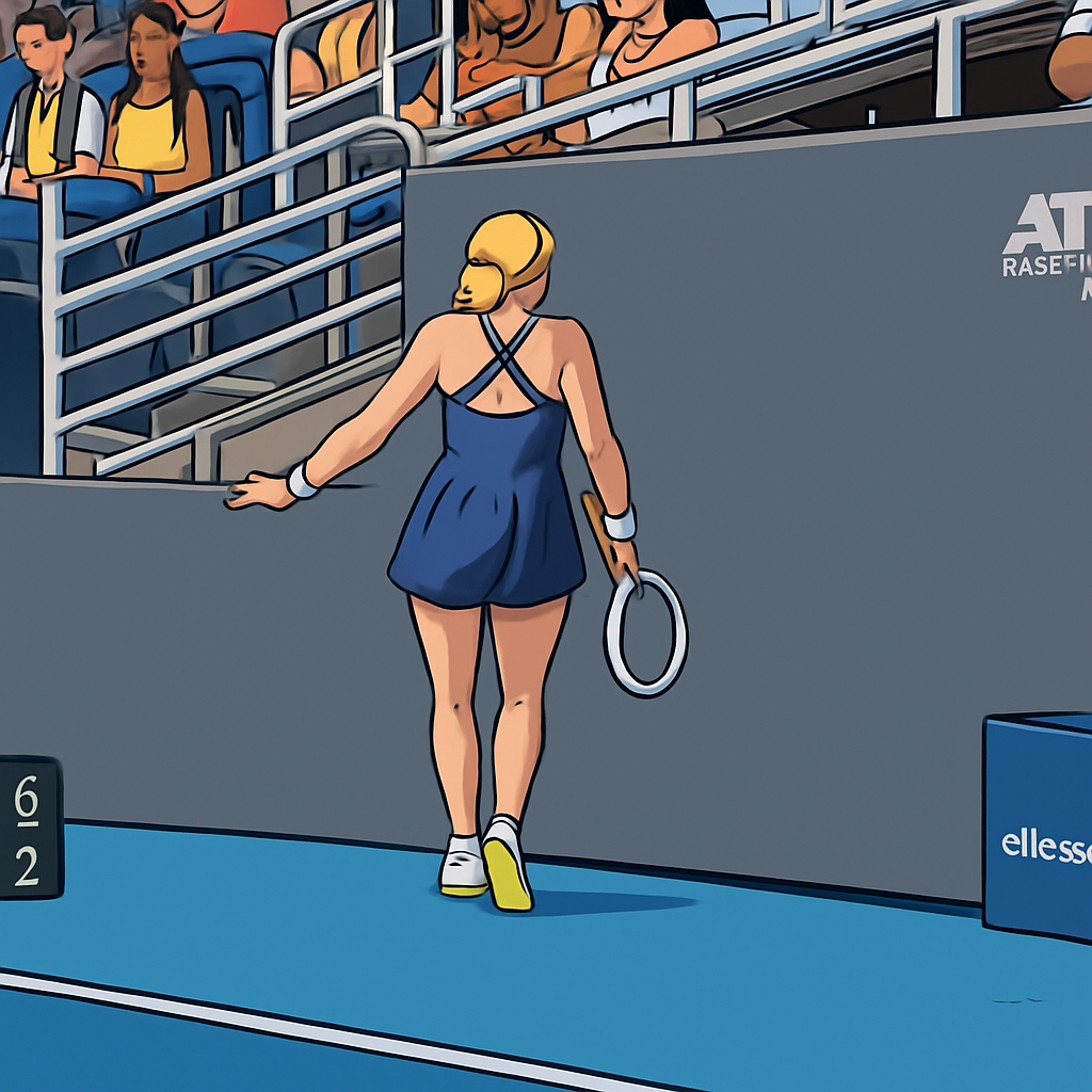 Danielle Collins' Emotional Match Outburst