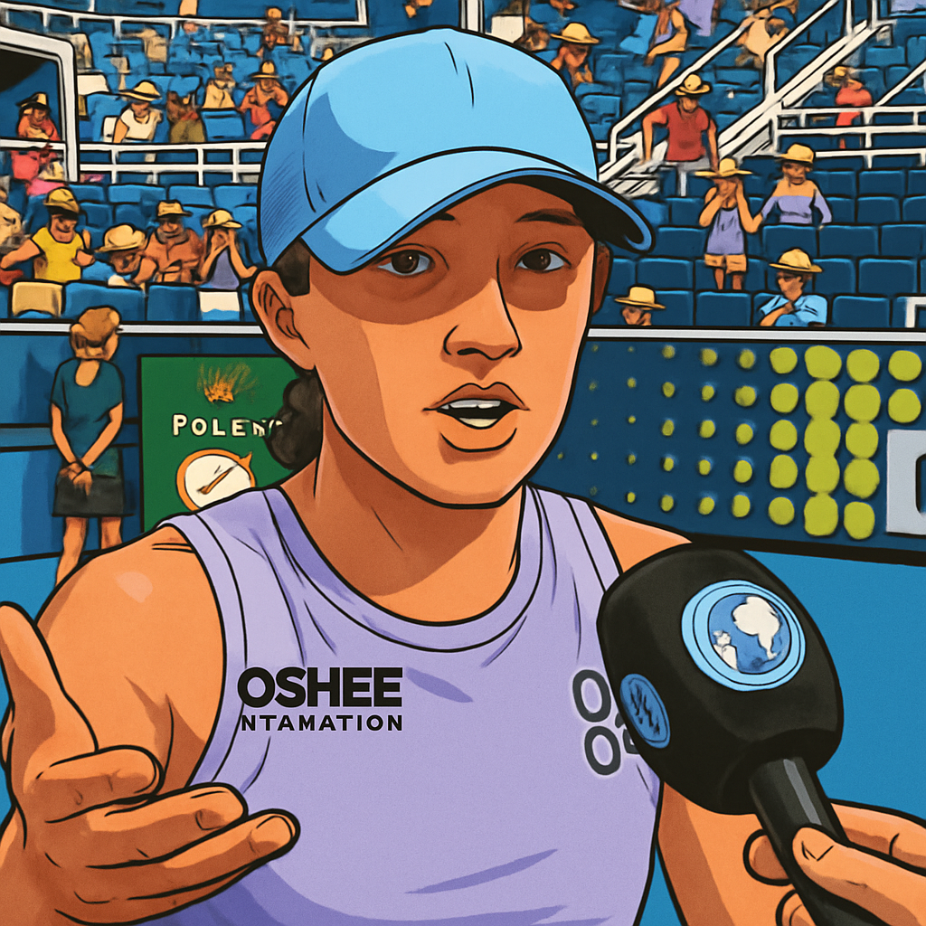 Swiatek's humor delights Cincinnati Open