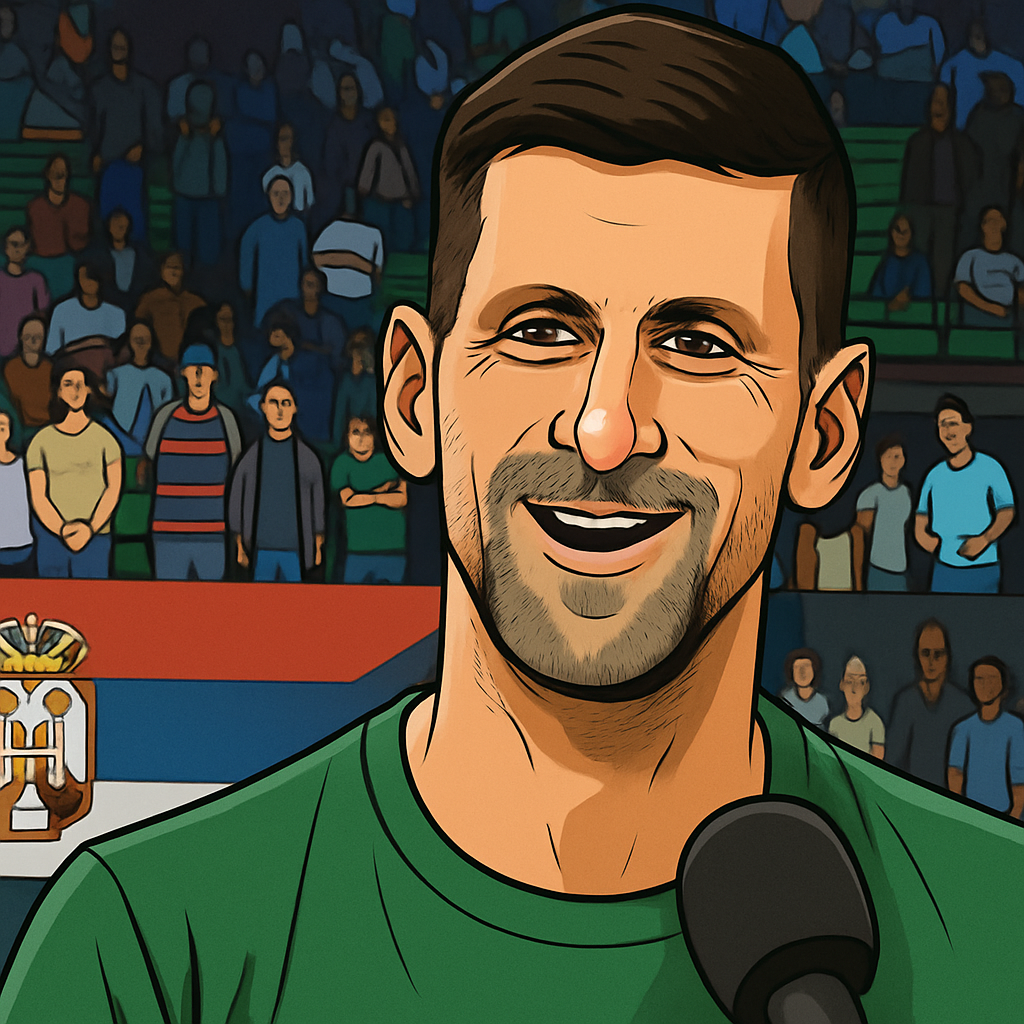 Djokovic's heartfelt address in new homeland