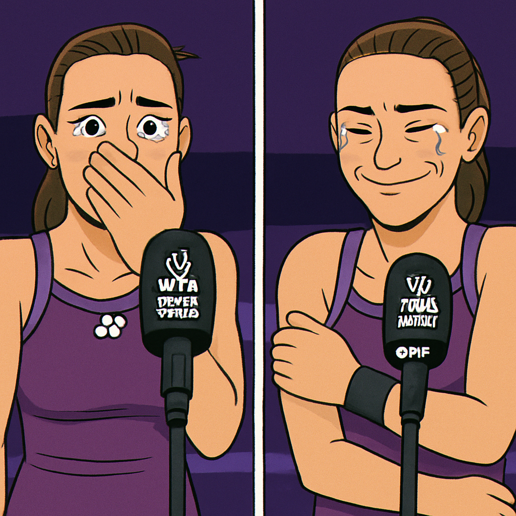 Tearful apology after championship defeat