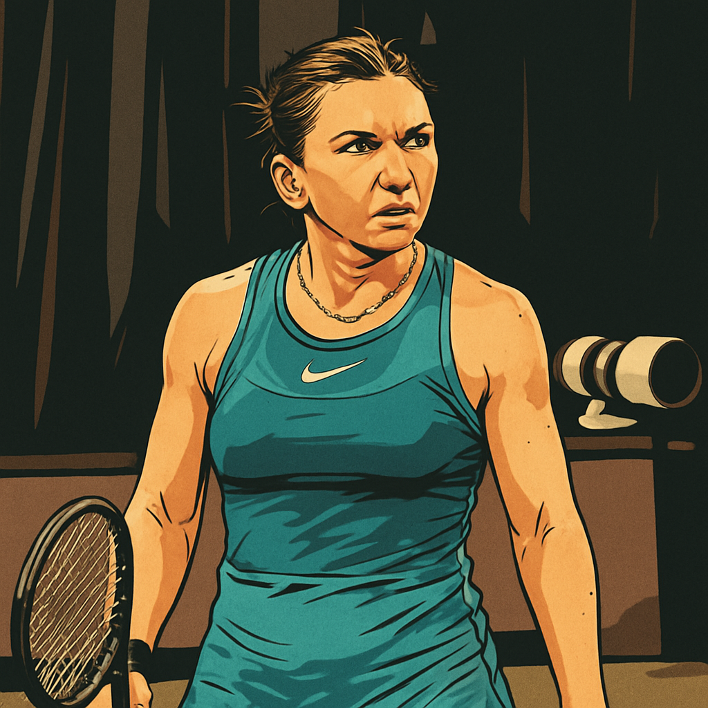 Former tennis champion retires mid-match