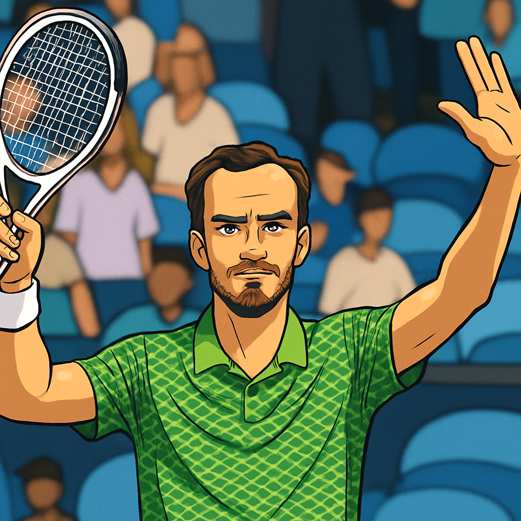 Medvedev Ends 370-Day Major Drought