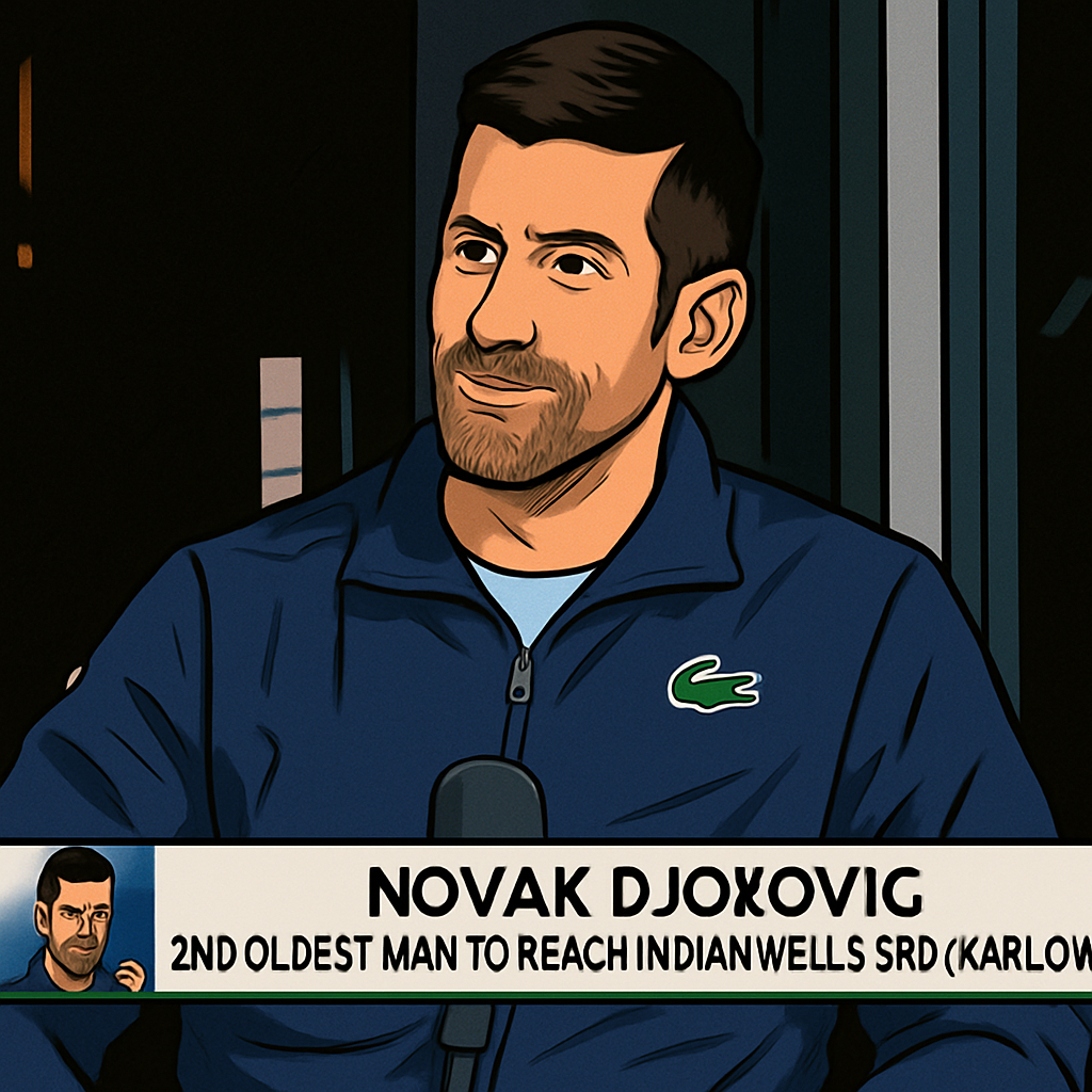 Djokovic Calls Out On-Screen Headline