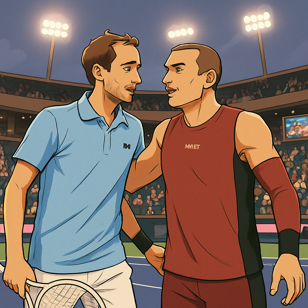 Draper Confronts Medvedev Post-Match Drama