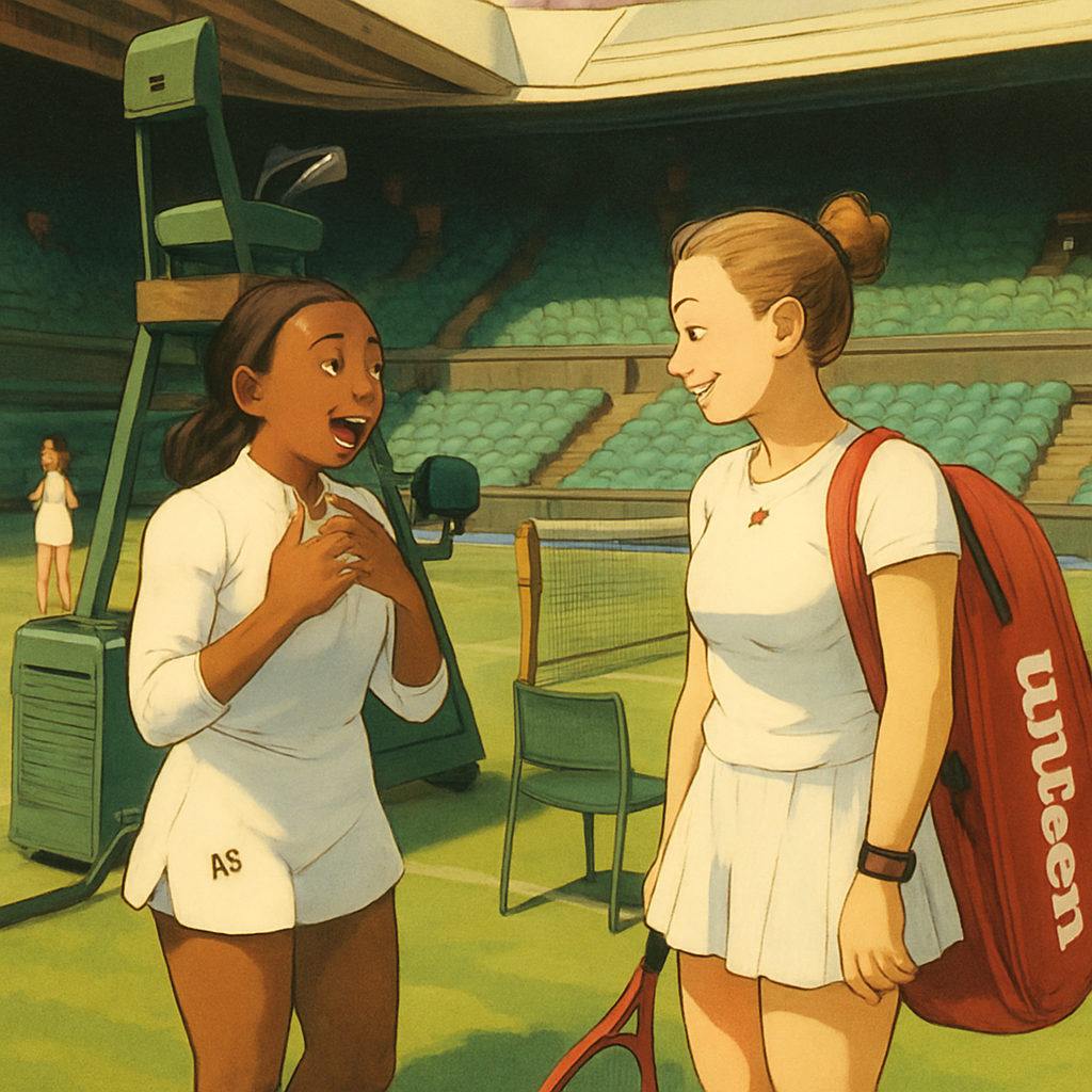 Sabalenka and Gauff reconcile at Wimbledon