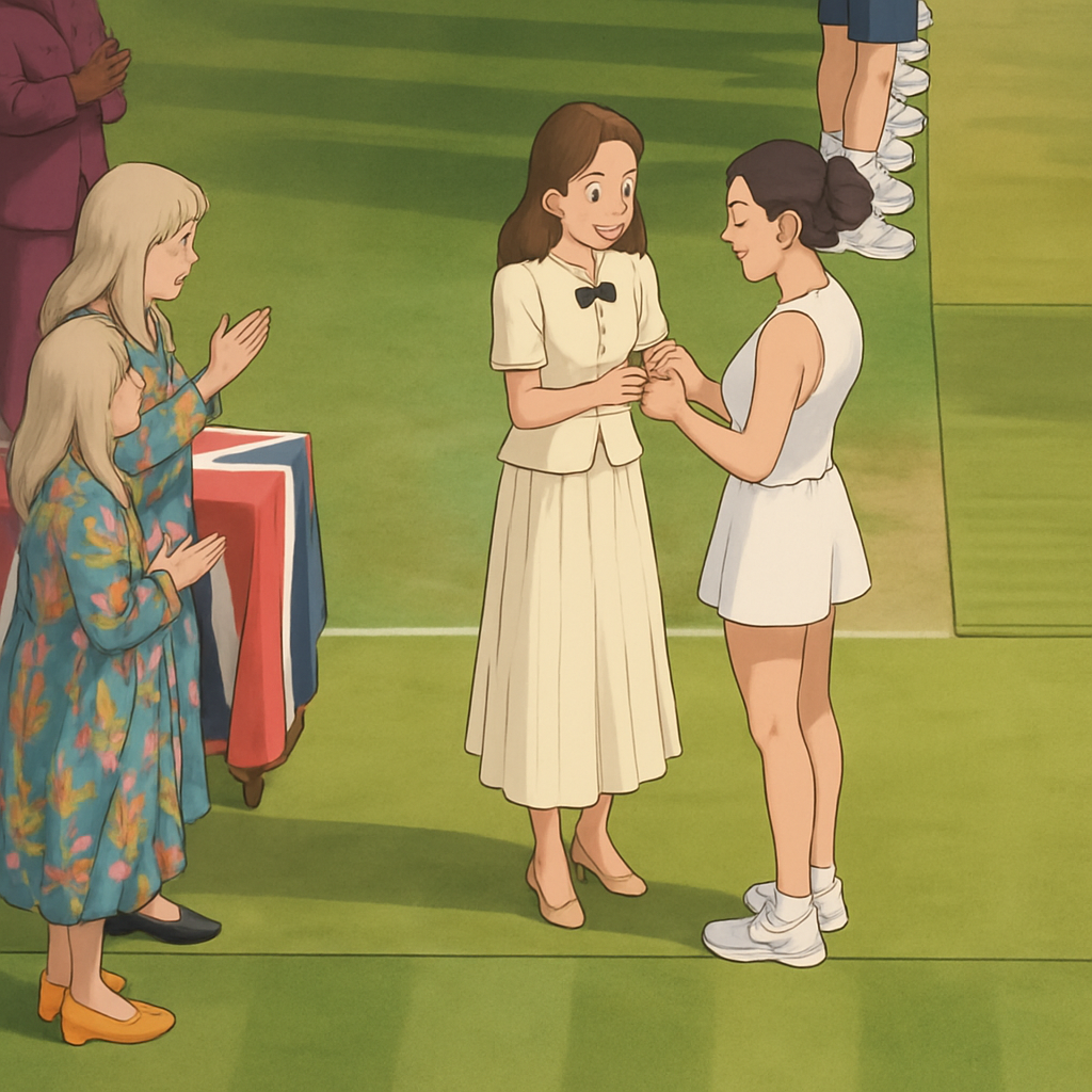 Kate Comforts Anisimova Post-Wimbledon