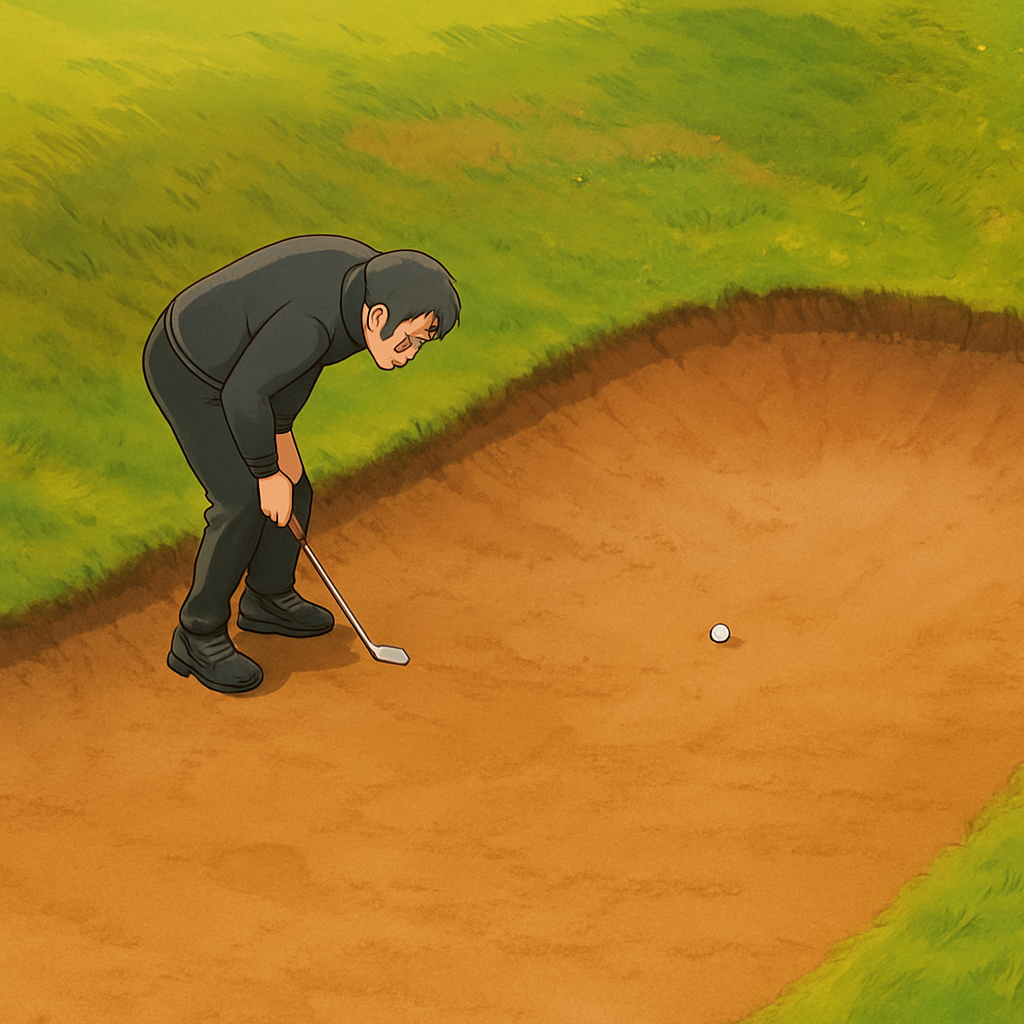 Murray's Bunker Shot Amuses Crowd