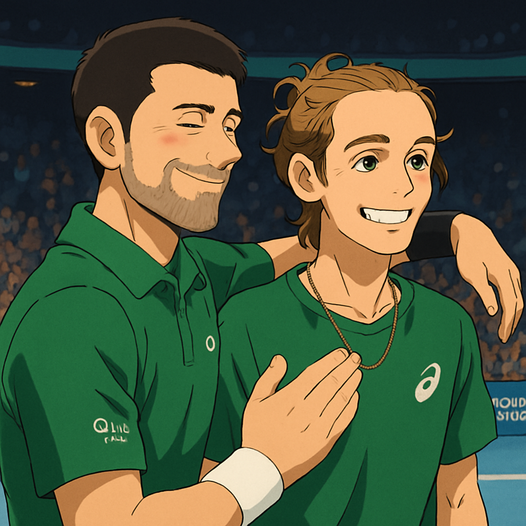 Djokovic's gracious reaction to Musetti