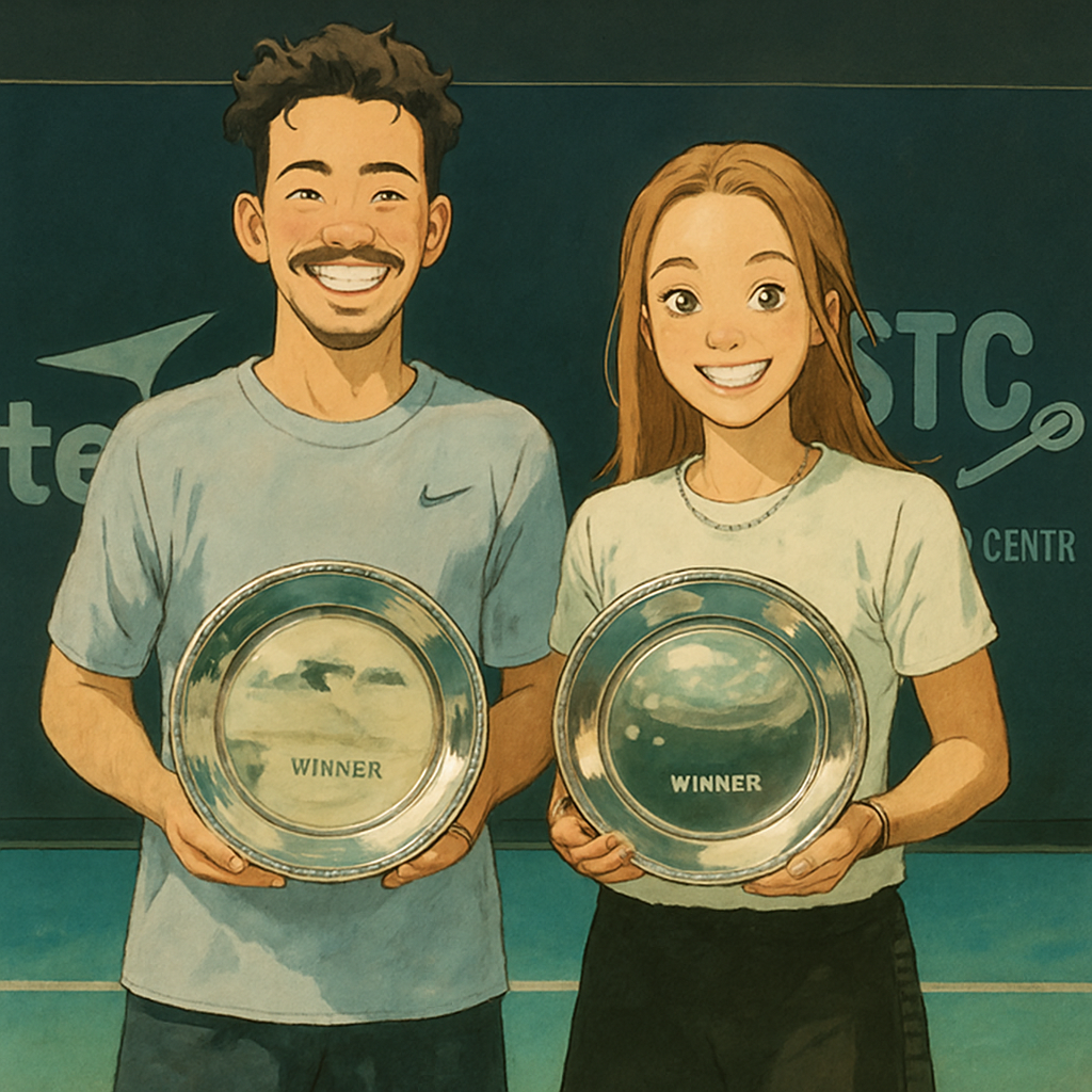 British tennis star matches boyfriend's victory