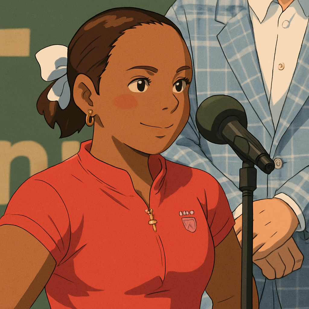 Tennis champion's emotional victory sacrifice