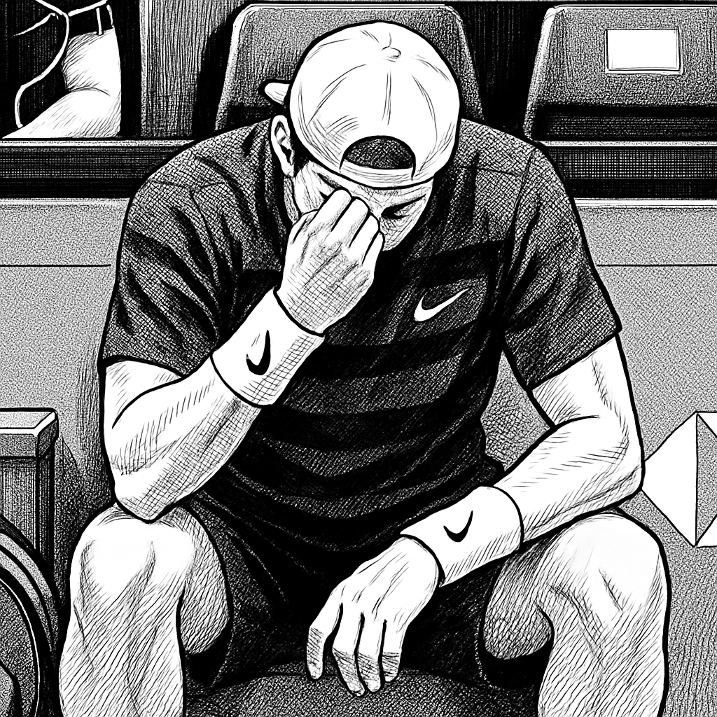Draper Fights Illness, Loses Match