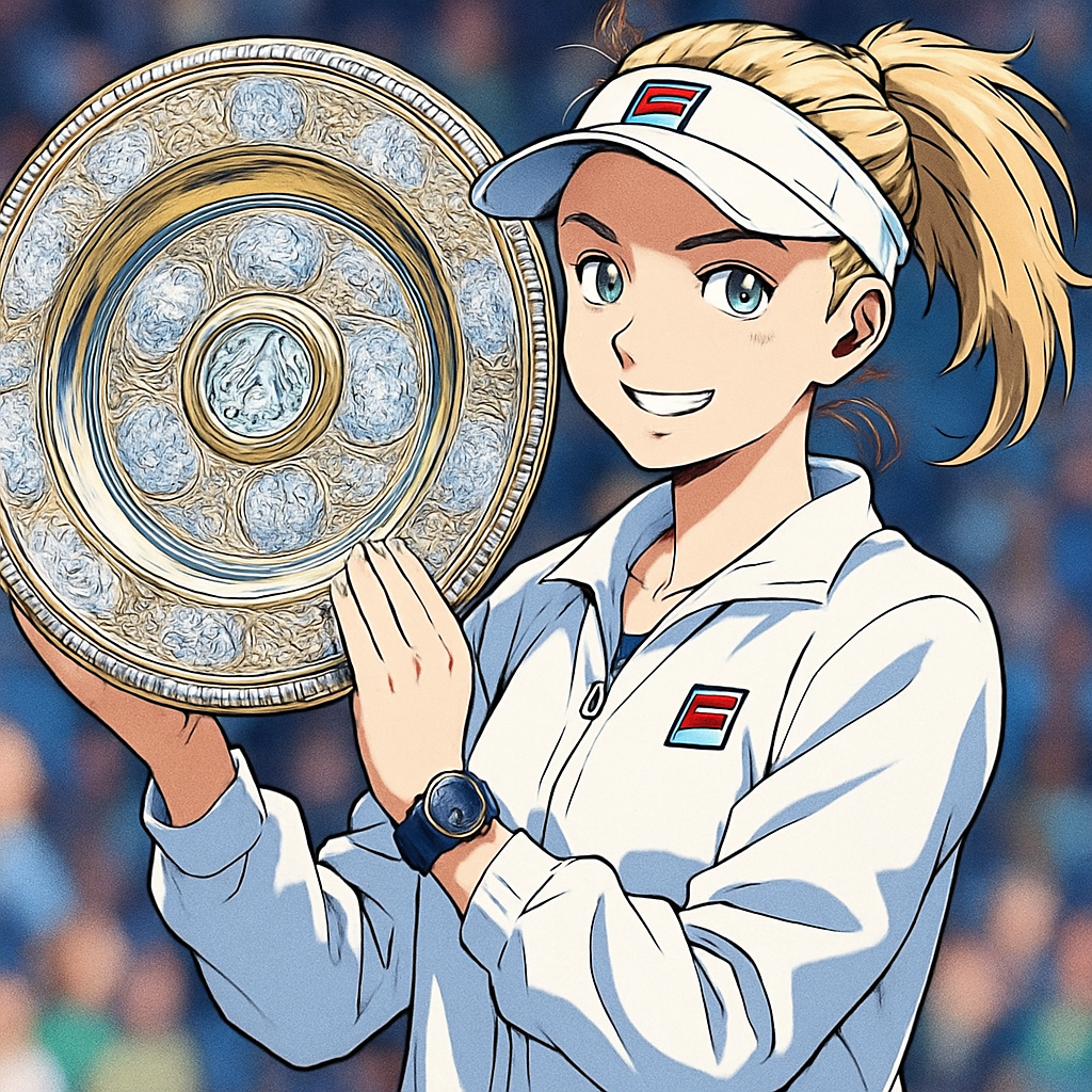 Wimbledon victory, a sip then sleep