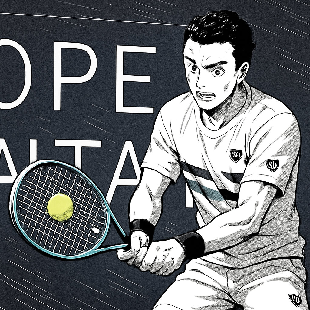 Tennis player blames kiss for ban