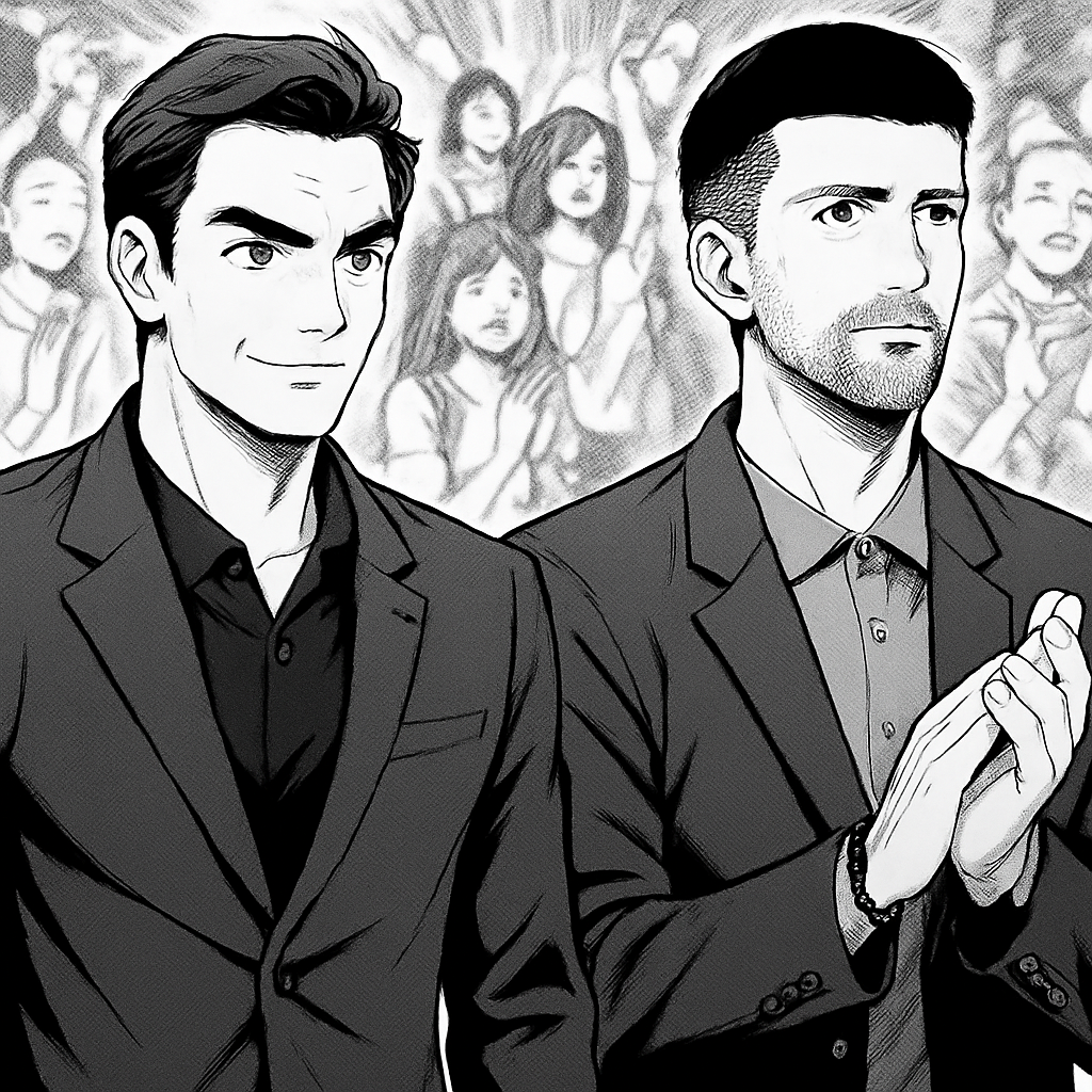 Federer's Response to Djokovic Coaching