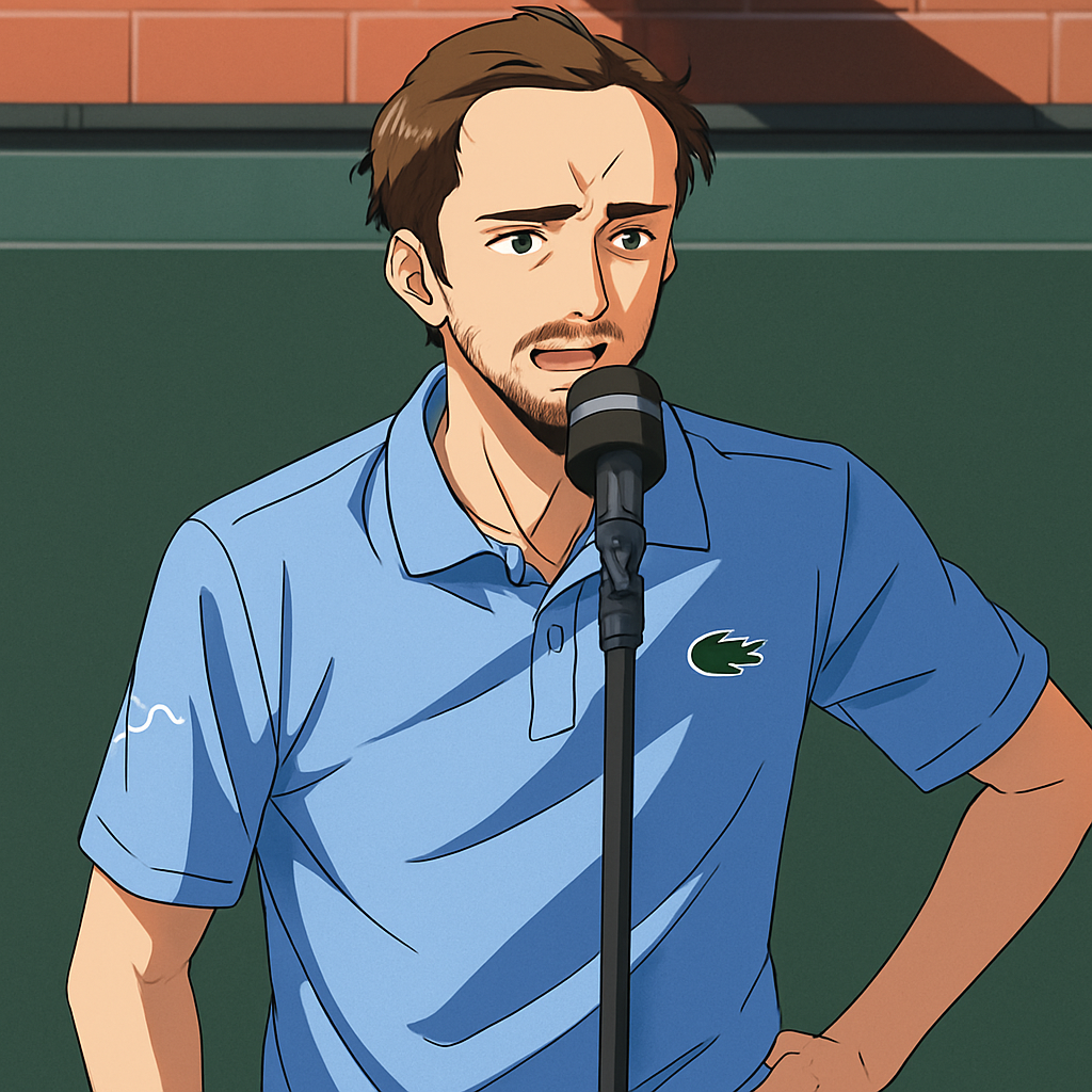 Medvedev Grateful for Tournament Director's Support