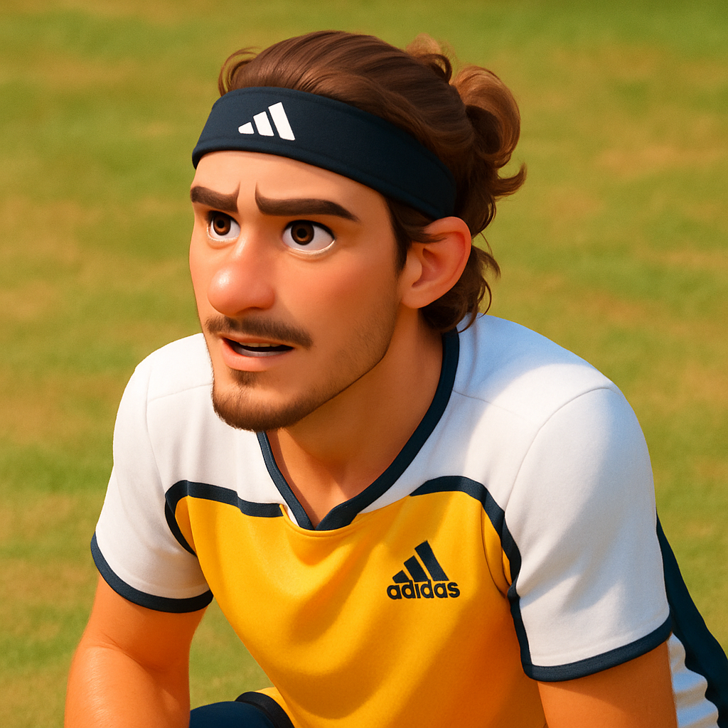Injury at Halle Open from Banner