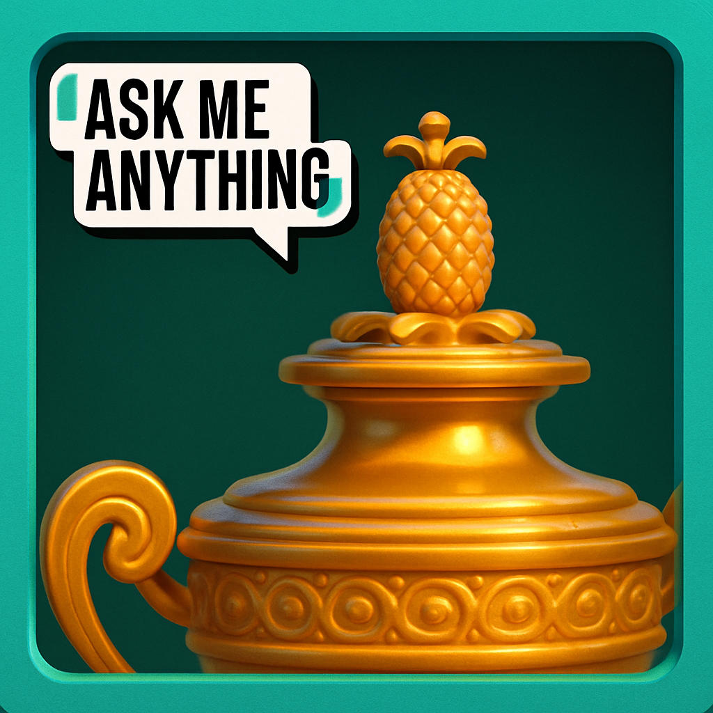 Pineapple on Wimbledon Trophy Mystery