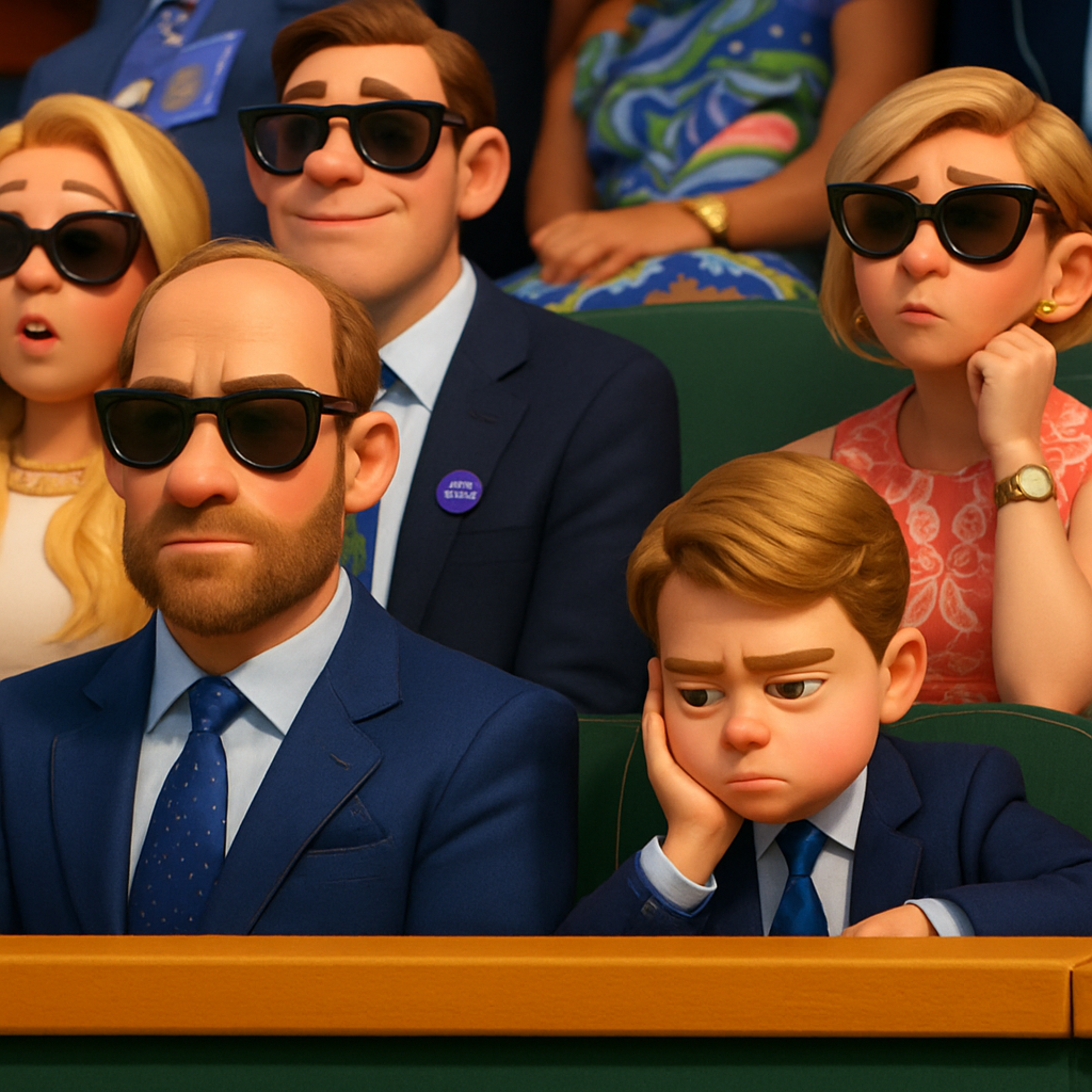 Prince George's sweet name for dad at Wimbledon