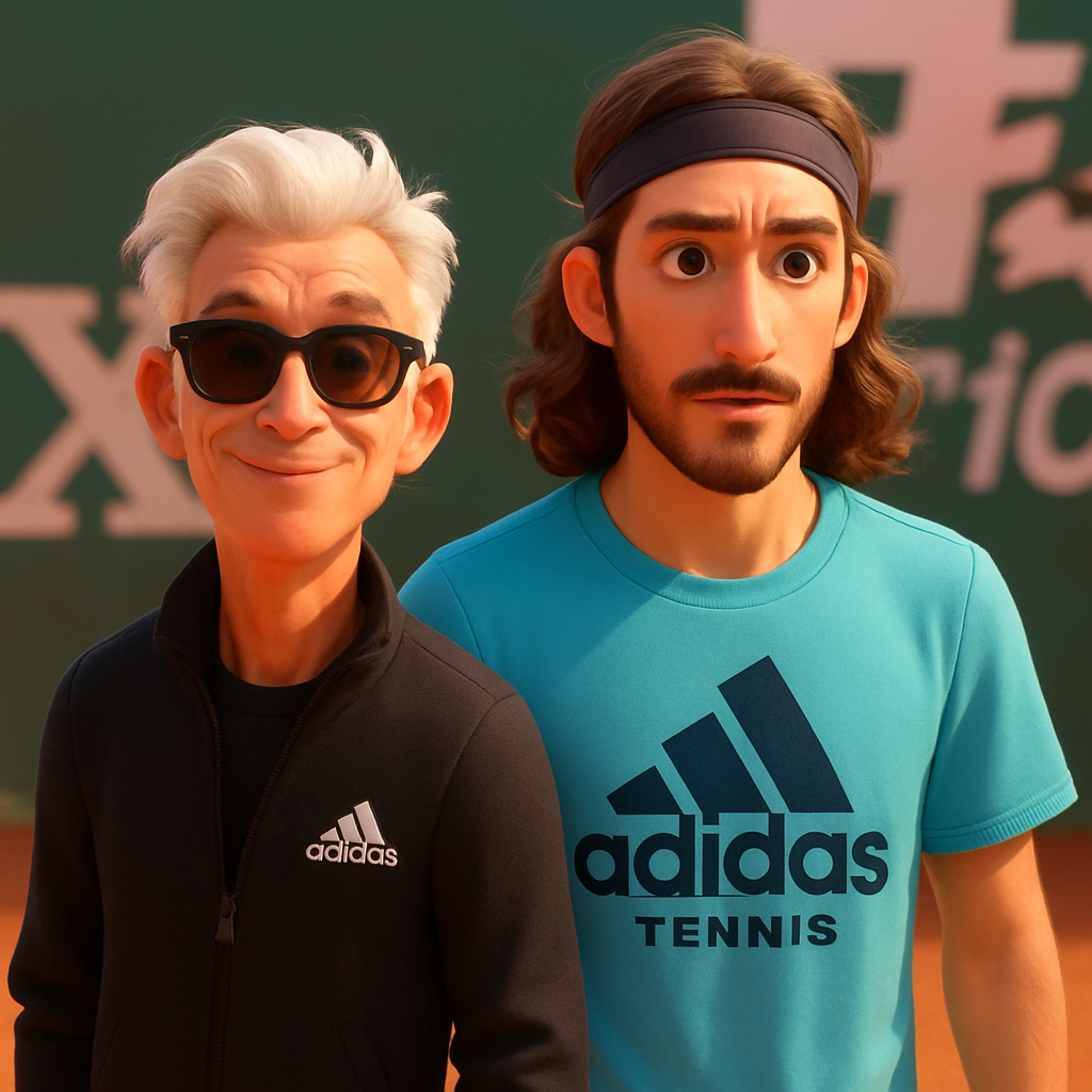 Tsitsipas brings back father post-Ivanisevic