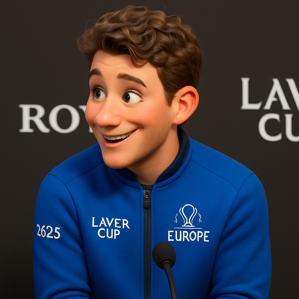 Tennis star's cheeky Wimbledon press conference