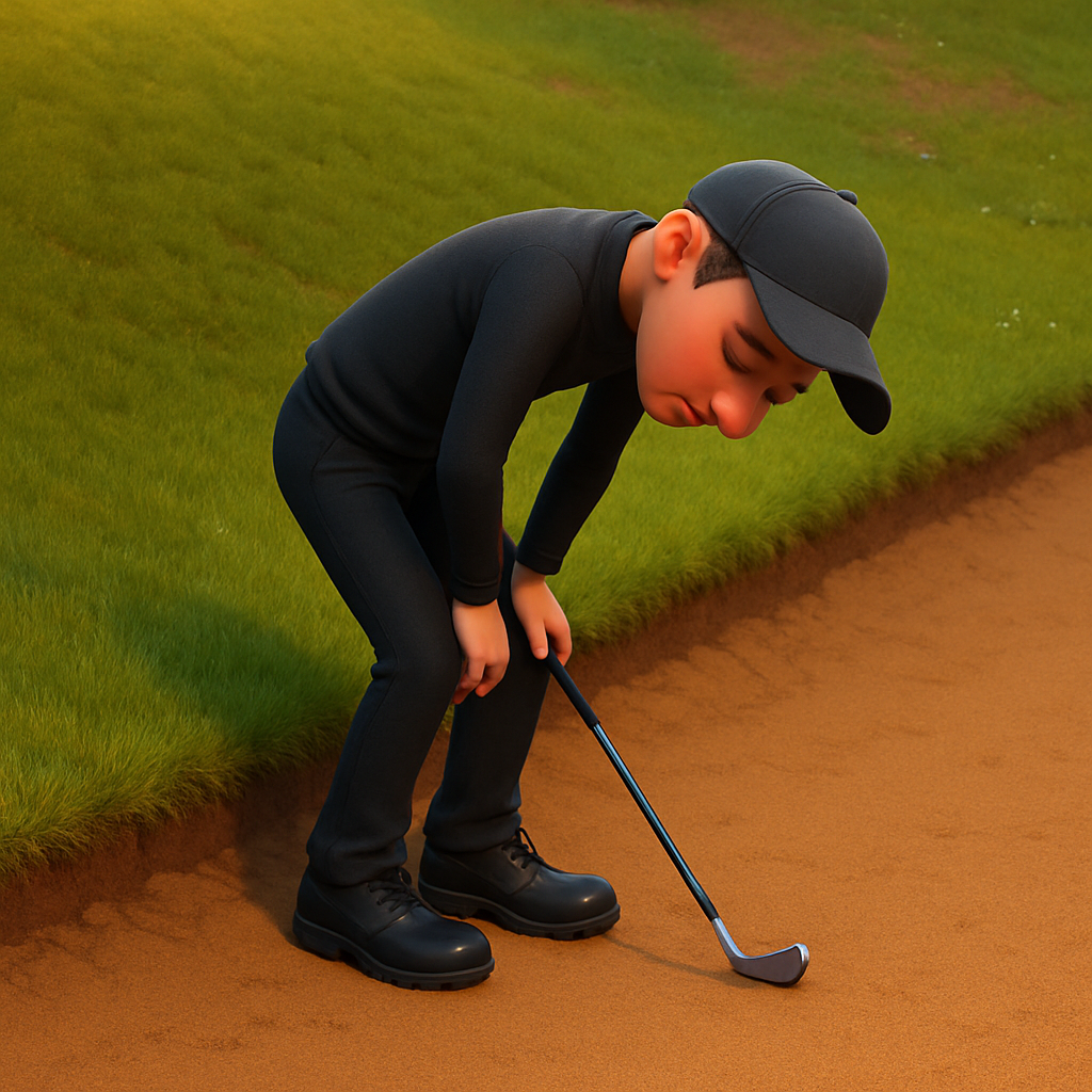 Murray's embarrassing on-course mishap