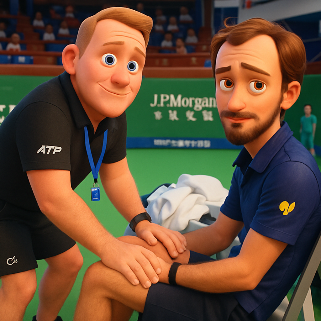 Medvedev's strange shirt removal request