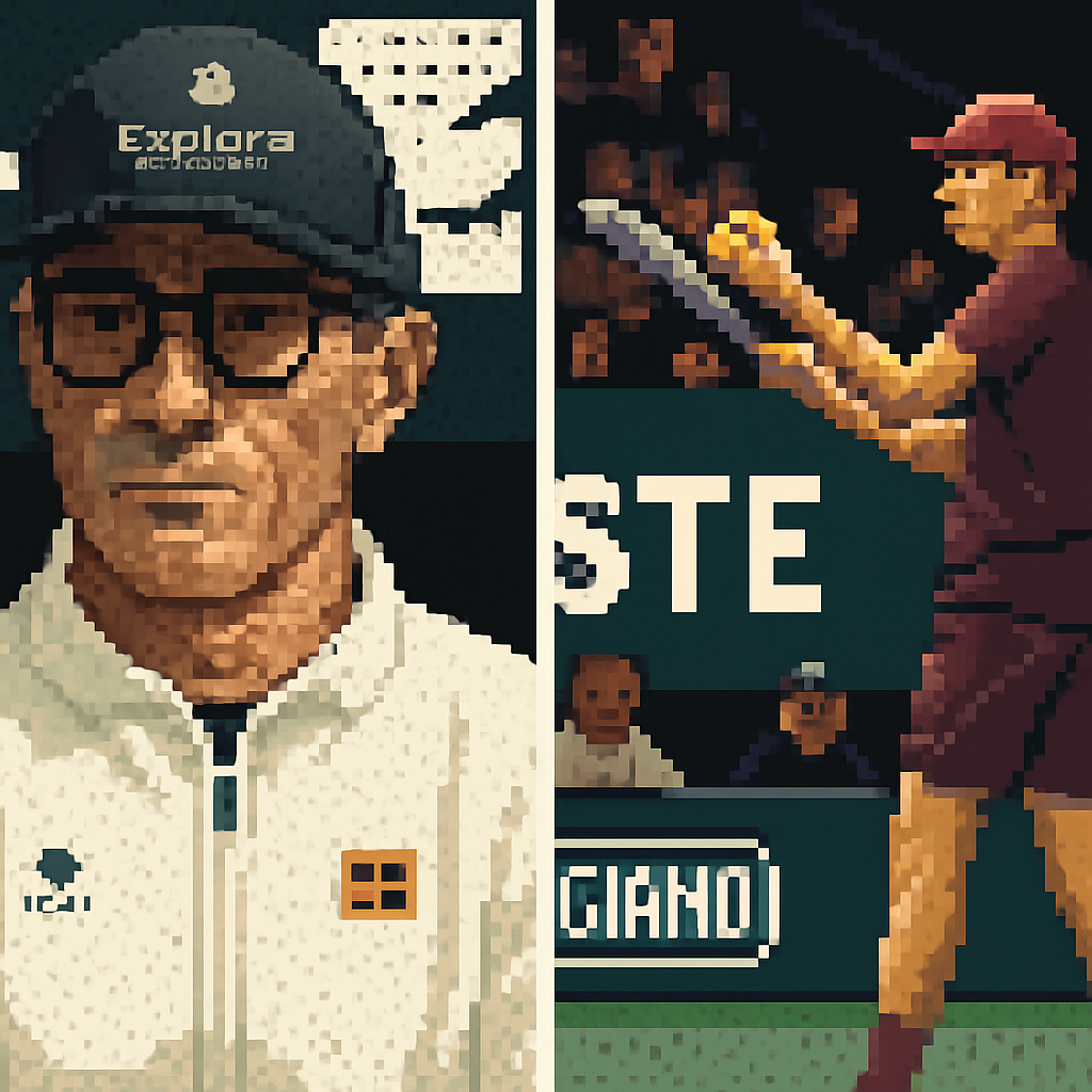 Sinner's heated exchange with coach