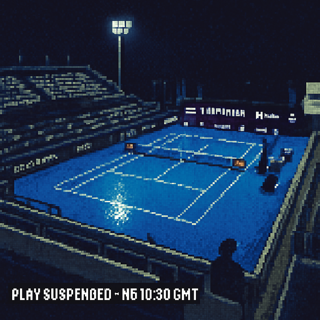 Raducanu's Chaotic Match Suspended Mid-Game