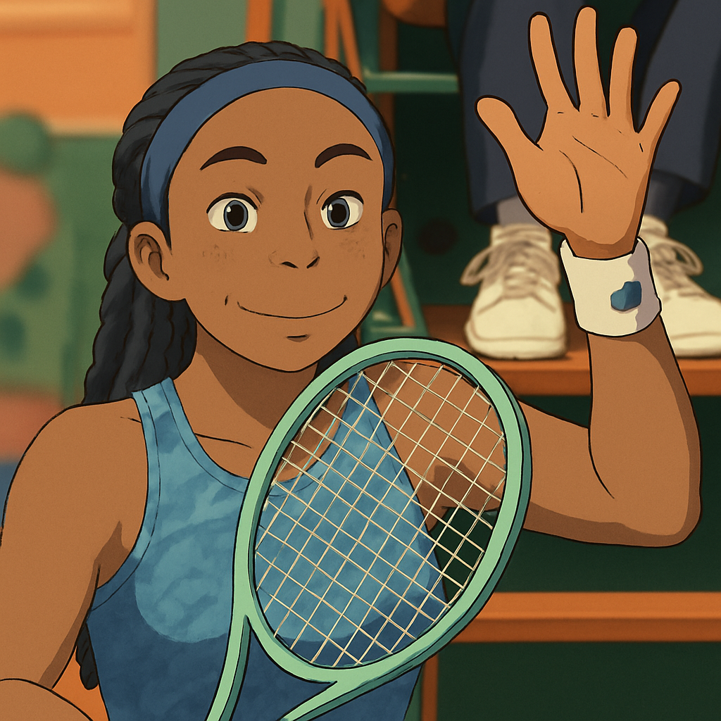 Gauff advances smoothly sans racquets