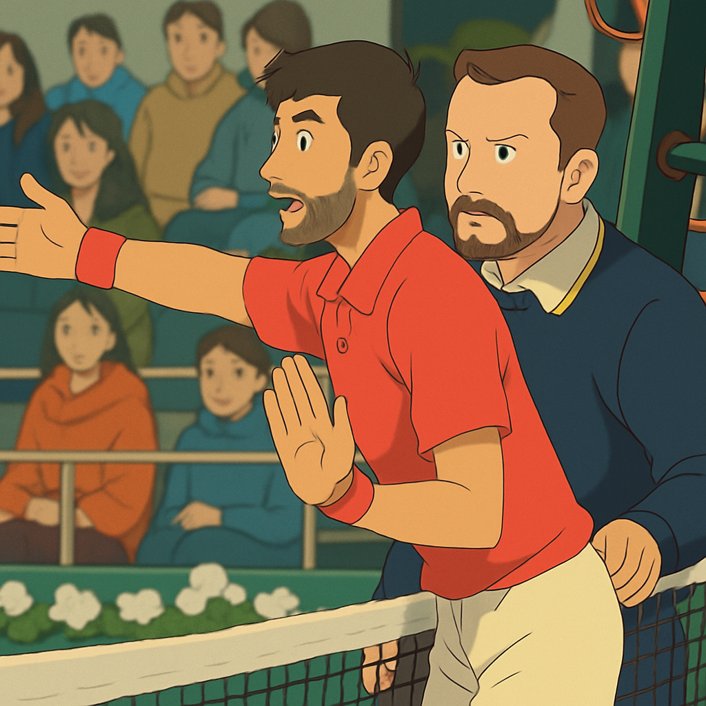 Djokovic rages as Sinter steps in